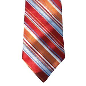 City of London Neck Tie 100% Silk Rep Stripes and Polka Dots